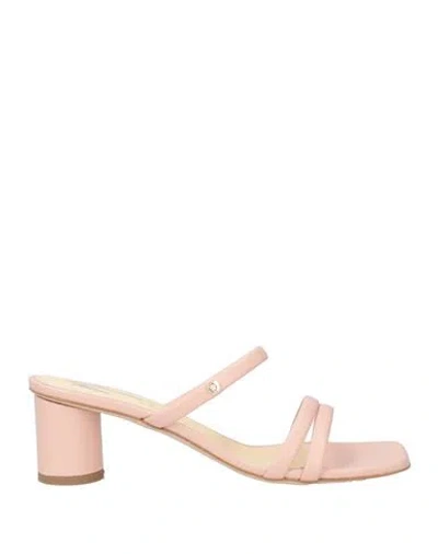 Manila Grace Woman Sandals Light Pink Size 7 Textile Fibers