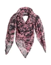 Manila Grace Woman Scarf Grey Size - Cotton, Silk