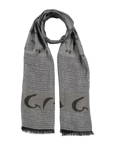 Manila Grace Woman Scarf Grey Size - Modal, Polyester, Synthetic Fibers, Polyamide, Mohair Wool