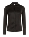 Manila Grace Woman Shirt Black Size 10 Viscose, Elastane In Black
