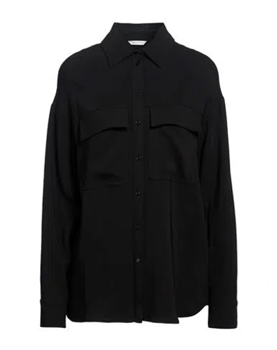Manila Grace Woman Shirt Black Size 2 Viscose, Elastane