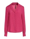 Manila Grace Woman Shirt Magenta Size 12 Viscose In Animal Print