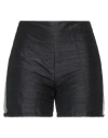 Manila Grace Woman Shorts & Bermuda Shorts Charcoal Size 6 Silk In Grey