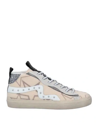 Manila Grace Woman Sneakers Beige Size 6 Leather