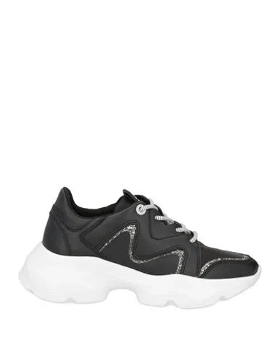 Manila Grace Woman Sneakers Black Size 6 Textile Fibers