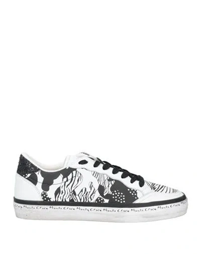 Manila Grace Woman Sneakers White Size 7 Leather