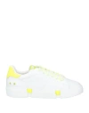 Manila Grace Woman Sneakers White Size 7 Textile Fibers, Leather In White