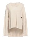 Manila Grace Woman Sweater Beige Size Xs Polyamide, Wool, Viscose, Cashmere In Beige