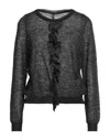 Manila Grace Sweaters In Black