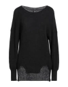 Manila Grace Woman Sweater Black Size S Polyamide, Wool, Alpaca Wool