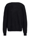 Manila Grace Woman Sweater Black Size Xl Mohair Wool, Alpaca Wool, Polyamide