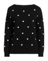 Manila Grace Woman Sweater Black Size Xl Polyamide, Wool, Viscose, Cashmere
