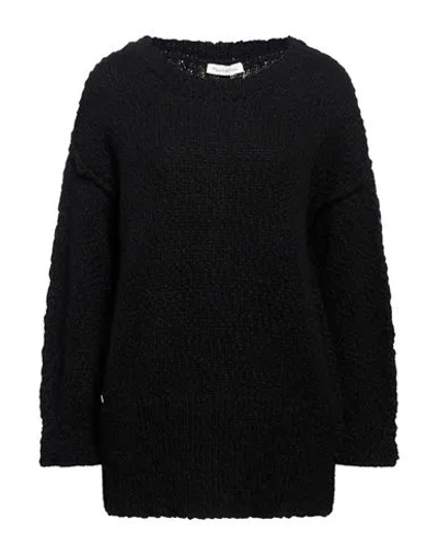 Manila Grace Woman Sweater Black Size Xl Wool, Polyamide