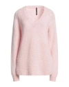 Manila Grace Woman Sweater Blush Size L Wool In Pink
