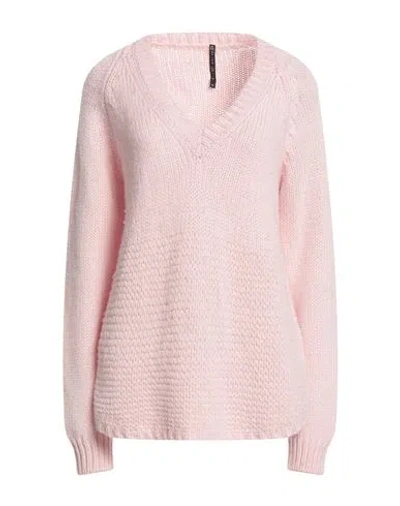 Manila Grace Woman Sweater Blush Size L Wool In Pink
