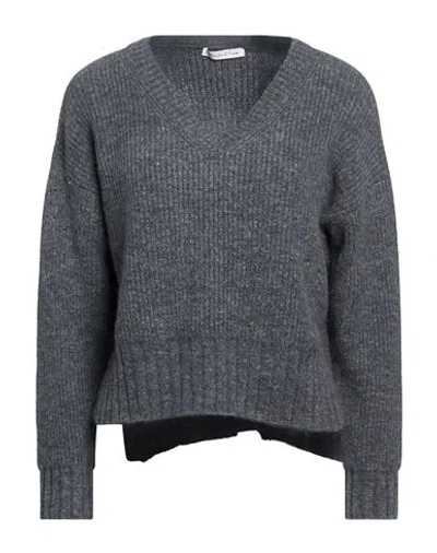 Manila Grace Woman Sweater Charcoal Size Xs Polyamide, Wool, Viscose, Elastane In Grey