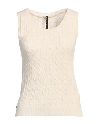 Manila Grace Woman Sweater Cream Size M Wool, Viscose, Polyamide, Cashmere In White