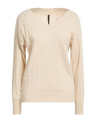 Manila Grace Woman Sweater Cream Size M Wool, Viscose, Polyamide, Cashmere In White