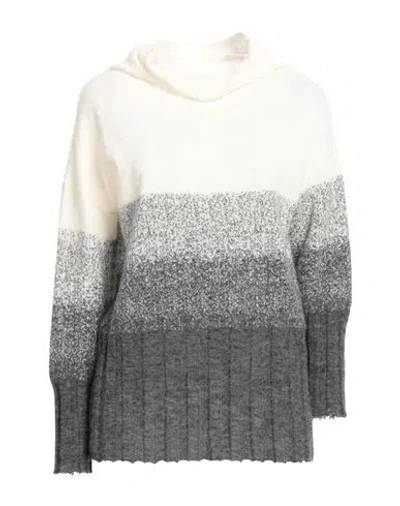 Manila Grace Woman Sweater Cream Size M Alpaca Wool, Polyamide, Virgin Wool In White