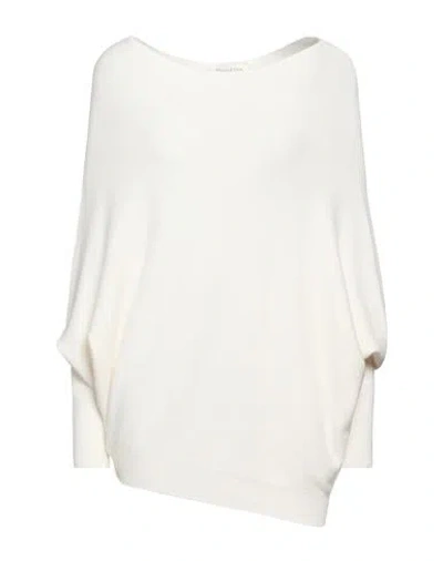 Manila Grace Woman Sweater Cream Size Xl Viscose, Polyester, Polyamide In White