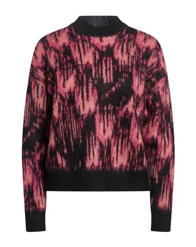 Manila Grace Woman Sweater Fuchsia Size S Acrylic, Mohair Wool, Polyamide In Pink
