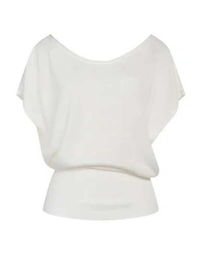 Manila Grace Woman Sweater Ivory Size S Cotton In White