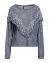 Manila Grace Sweaters In Blue