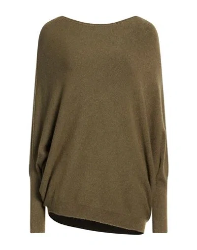 Manila Grace Woman Sweater Military Green Size Xl Viscose, Polyester, Polyamide