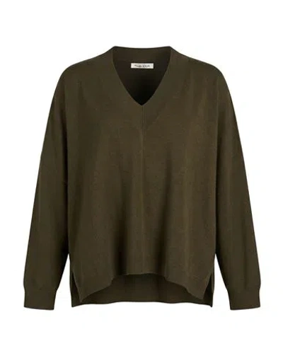 Manila Grace Woman Sweater Military Green Size Xs Viscose, Polyester, Polyamide