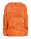 Manila Grace Woman Sweater Orange Size M Cotton, Polyester