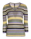 Manila Grace Woman Sweater Purple Size S Viscose, Polyamide, Polyester In Multi