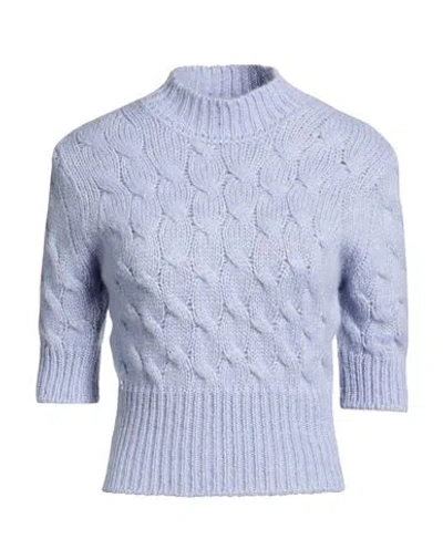 Manila Grace Woman Sweater Sky Blue Size S Alpaca Wool, Wool, Acrylic, Polyamide