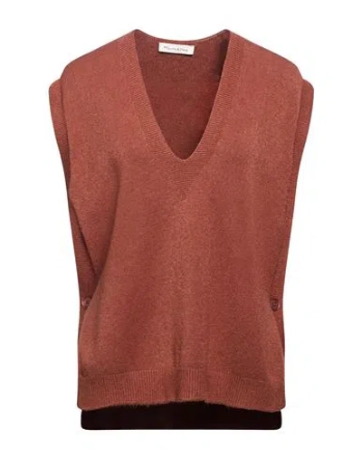 Manila Grace Woman Sweater Tan Size M Viscose, Polyester, Polyamide In Brown