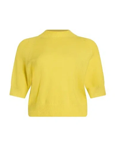 Manila Grace Woman Sweater Yellow Size S Viscose, Polyester, Polyamide In Animal Print