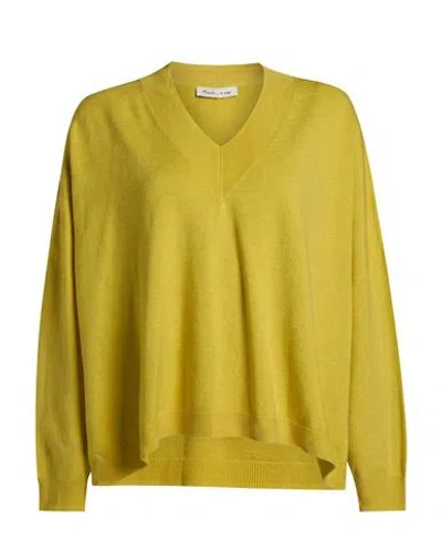 Manila Grace Woman Sweater Yellow Size Xl Viscose, Polyester, Polyamide