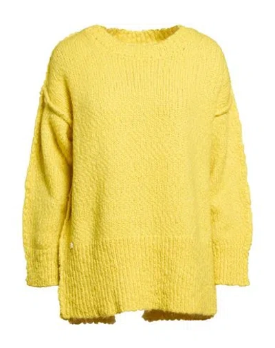 Manila Grace Woman Sweater Yellow Size Xs Wool, Polyamide