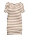 Manila Grace T-shirts In Beige
