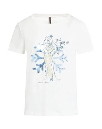 Manila Grace Woman T-shirt White Size S Cotton