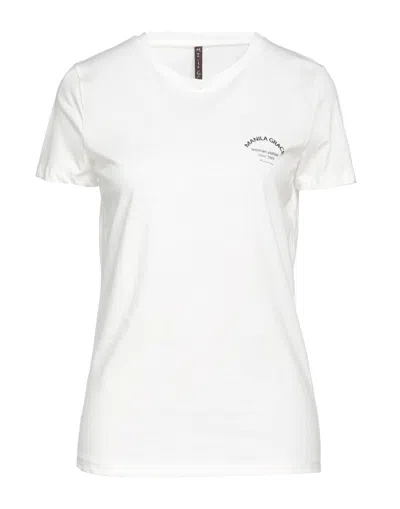 Manila Grace T-shirts In White