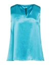 Manila Grace Top  Woman Color Turquoise In Blue