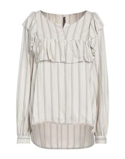 Manila Grace Woman Blouse Beige Size 8 Viscose