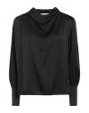 Manila Grace Woman Top Black Size 10 Viscose, Elastane