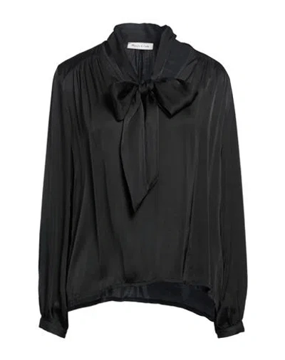 Manila Grace Woman Top Black Size 2 Viscose