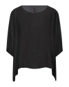 Manila Grace Woman Top Black Size 2 Viscose