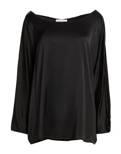 Manila Grace Woman Top Black Size 2 Viscose, Elastane