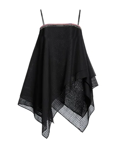 Manila Grace Tops In Black