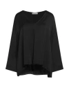 Manila Grace Woman Top Black Size 8 Viscose