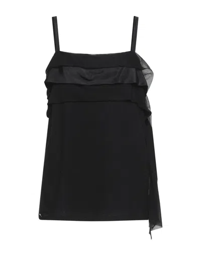 Manila Grace Tops In Black