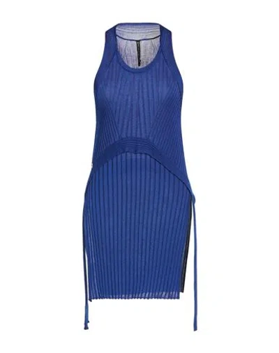 Manila Grace Woman Top Blue Size L Cotton, Viscose