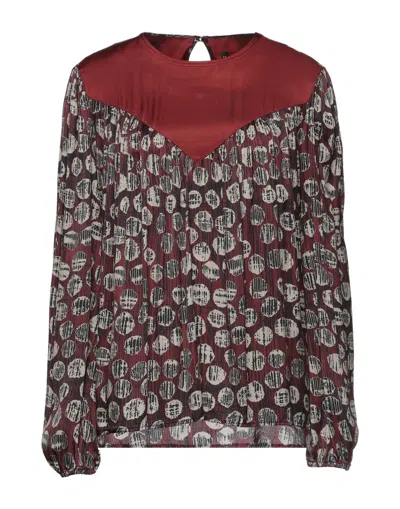 Manila Grace Blouses In Red